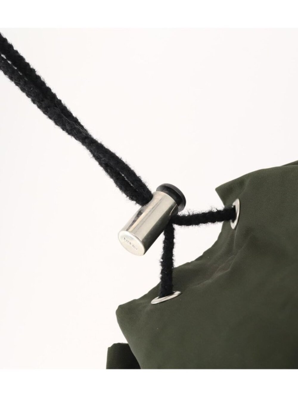 PRADA Backpack Nylon Green Silver - Picture 12 of 16
